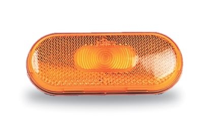 Posisjonslys med 5W lampe. Orange glass.
