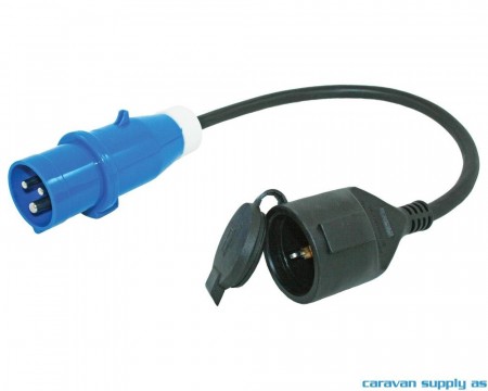 Kabel 1,5m hann CEE17 + hunn schuko